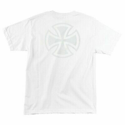Independent Men's Bar Cross Fade Out White T-Shirt - M