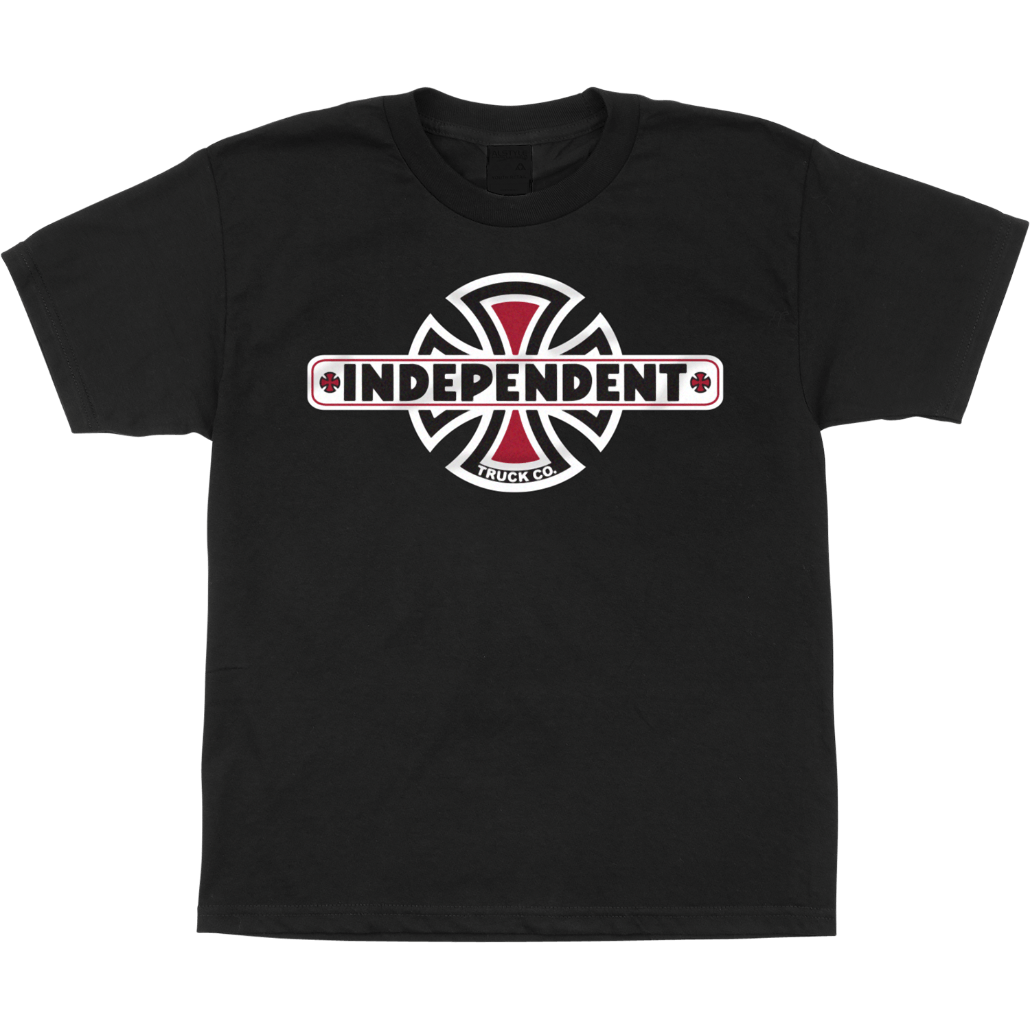 Independent Vintage Logo Youth Black T-Shirt