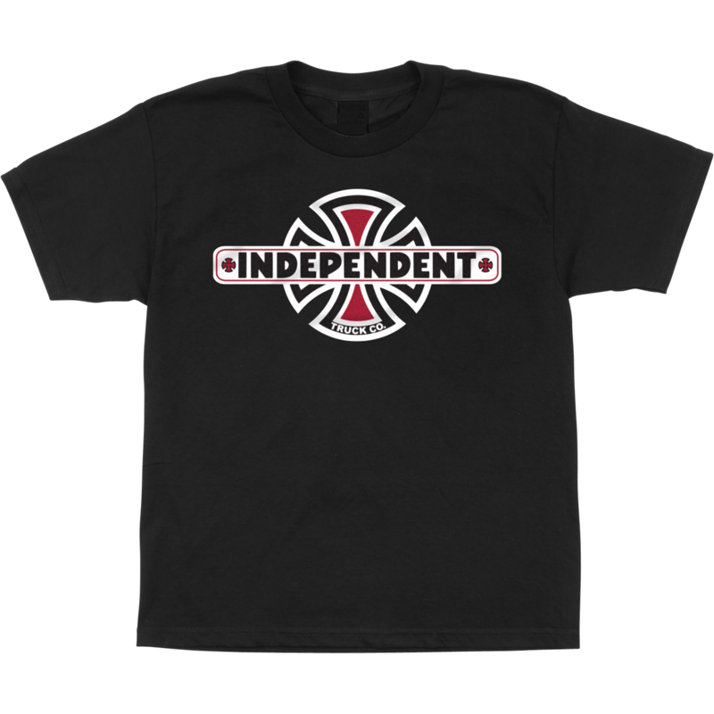 Independent Vintage Logo Youth Black T-Shirt