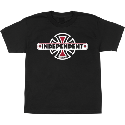 Independent Vintage Logo Youth Black T-Shirt