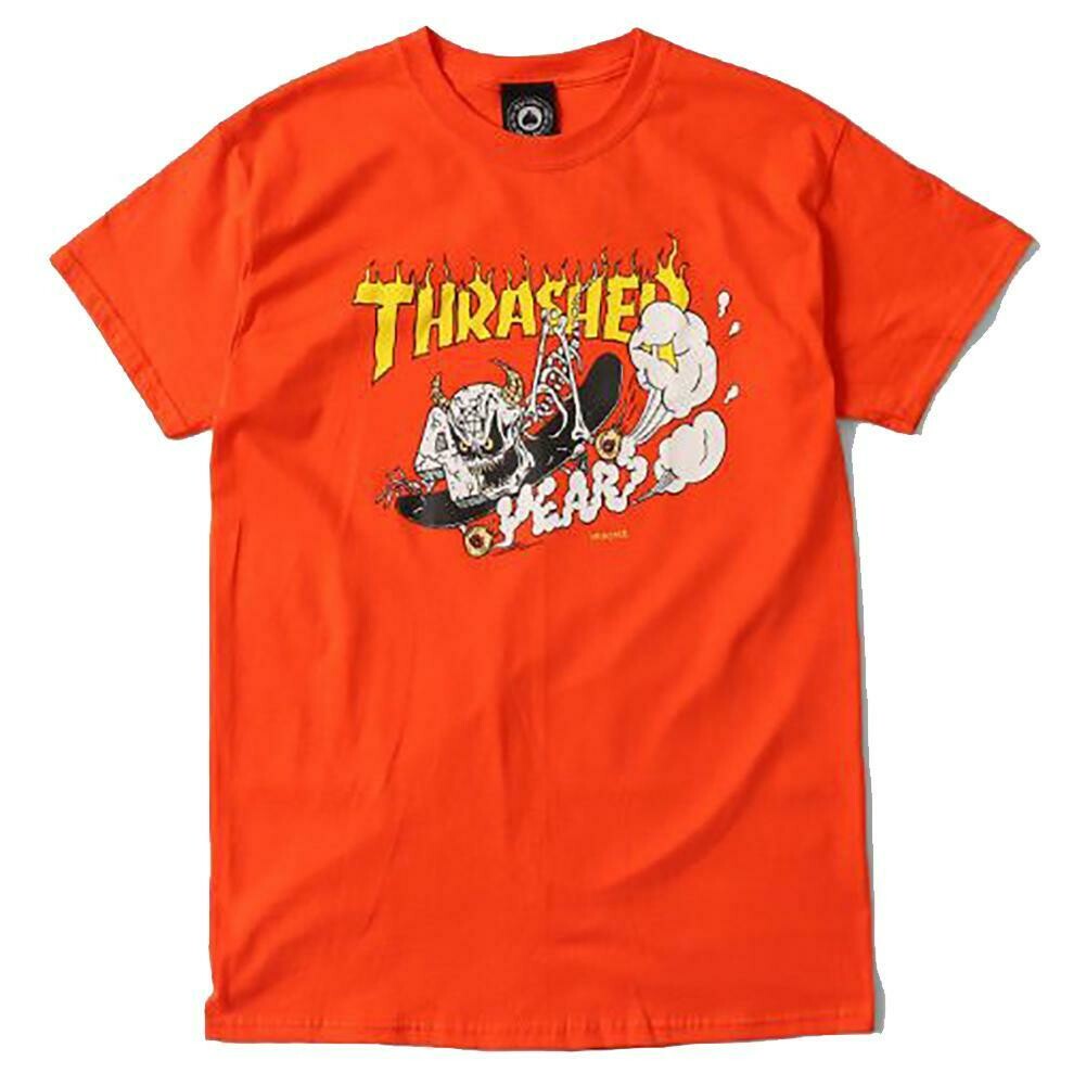 Thrasher Neckface 40 Years SS Shirt - Orange