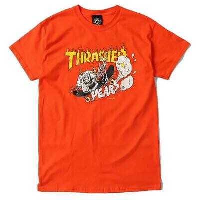Thrasher Neckface 40 Years SS Shirt - Orange