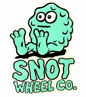 Snot Wheel Co. Large Sticker