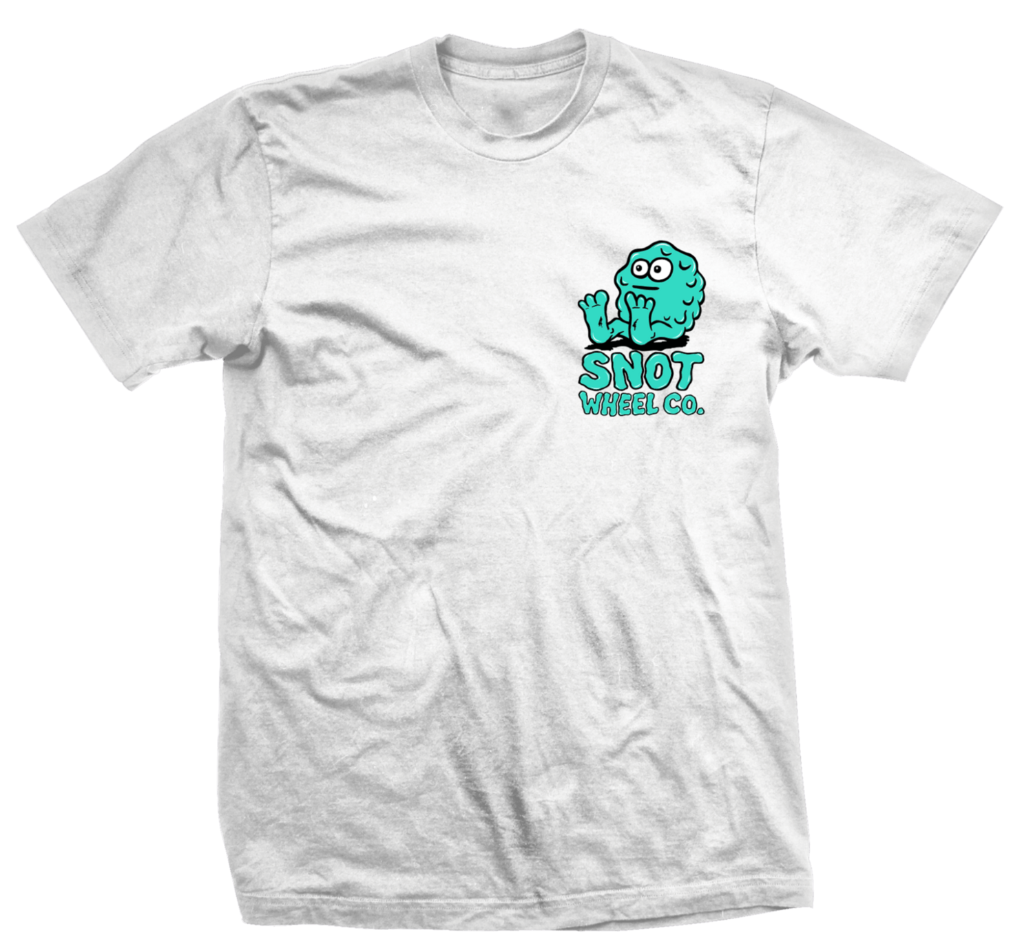 Snot Wheels Booger Logo T-Shirt White