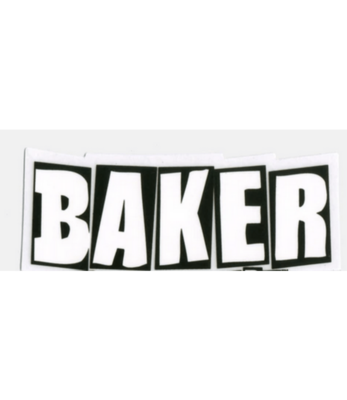Baker Logo Sticker 5"