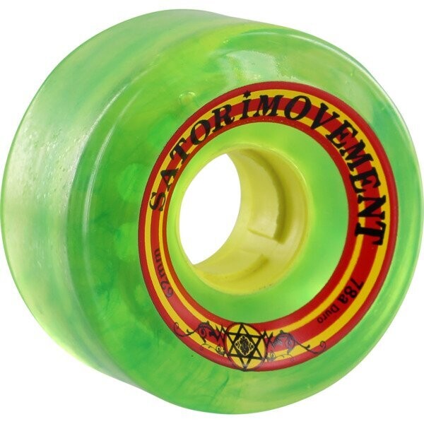 Satori Goo Balls Rasta Clear Green 62mm 78a