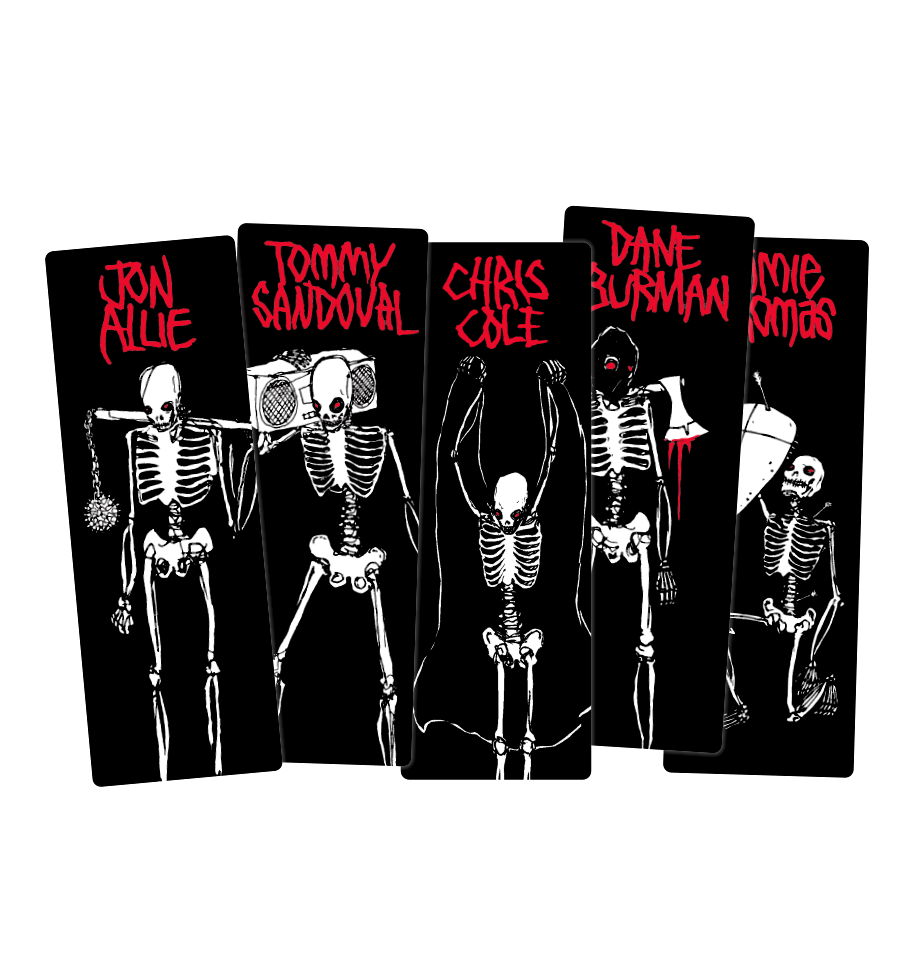 Zero Living Dead Sticker, Choose your skater: Jamie Thomas