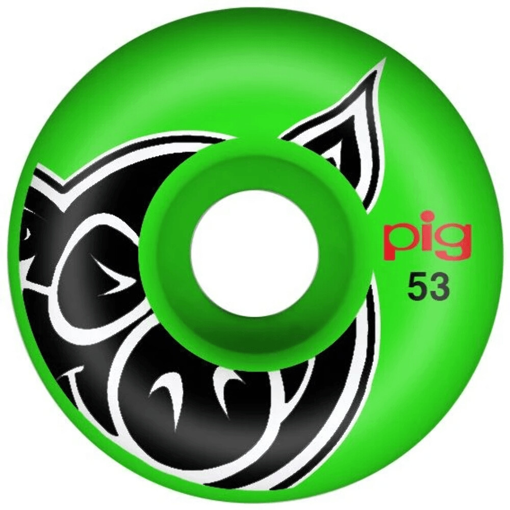 Pig Proline Wheels 53mm Green
