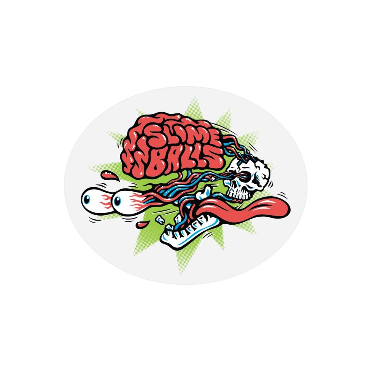 Slime Balls Brain Buster Sticker