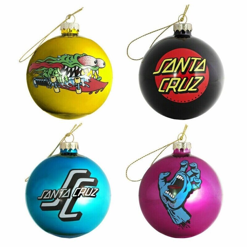 Santa Cruz Christmas Ornaments