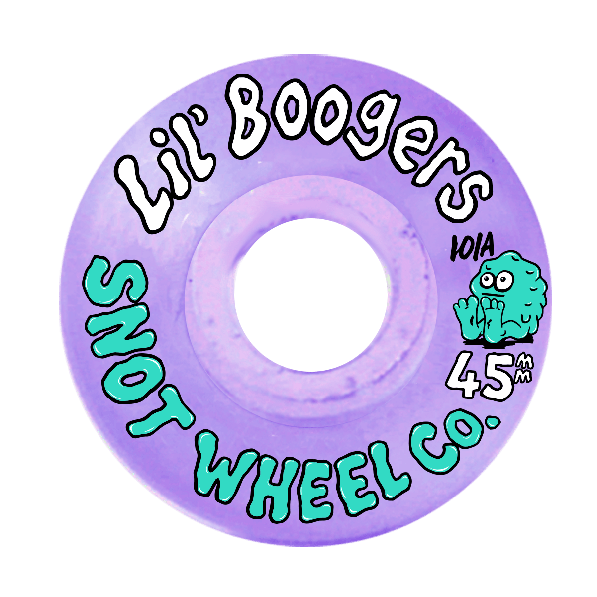 Snot Lil" Boogers 45mm Clear Purple Wheels