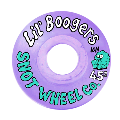 Snot Lil" Boogers 45mm Clear Purple Wheels