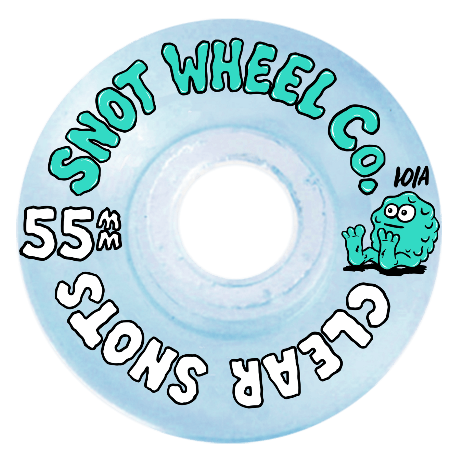 Snot Clear Blue 55mm wheels