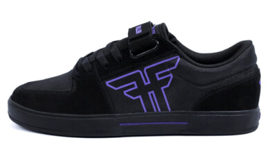 Fallen Footwear Patriot Trademark Black / Purple Shoe - Cupsole w/Straps