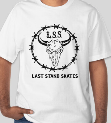 Last Stand Skates Shop Shirt - White