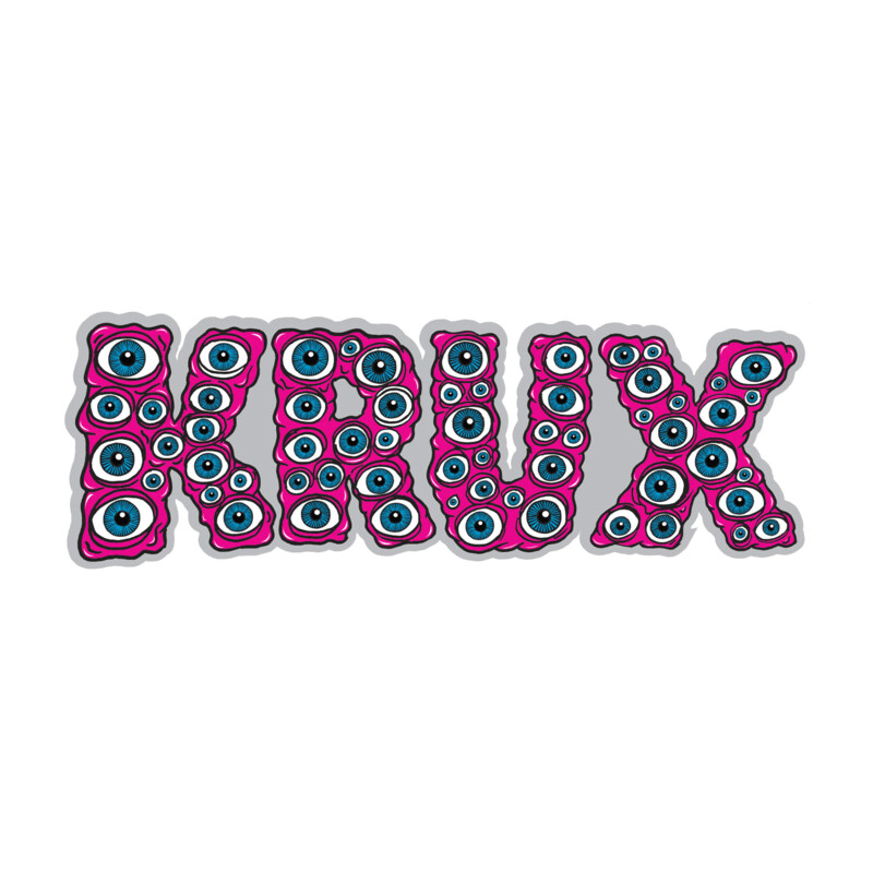 Krux Fos Eyeball Sticker 4"