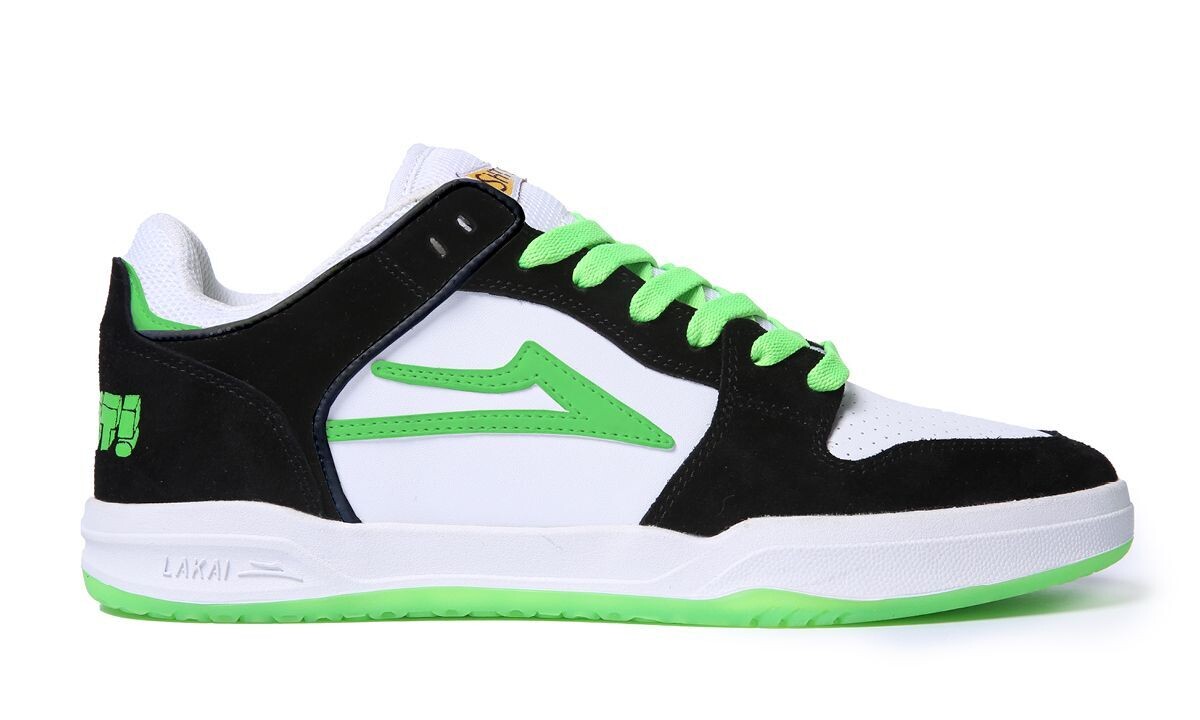 Lakai Yeah Right Telford Low - Black / White Suede