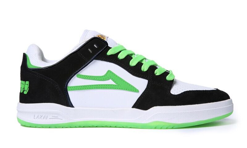 Lakai Yeah Right Telford Low - Black / White Suede