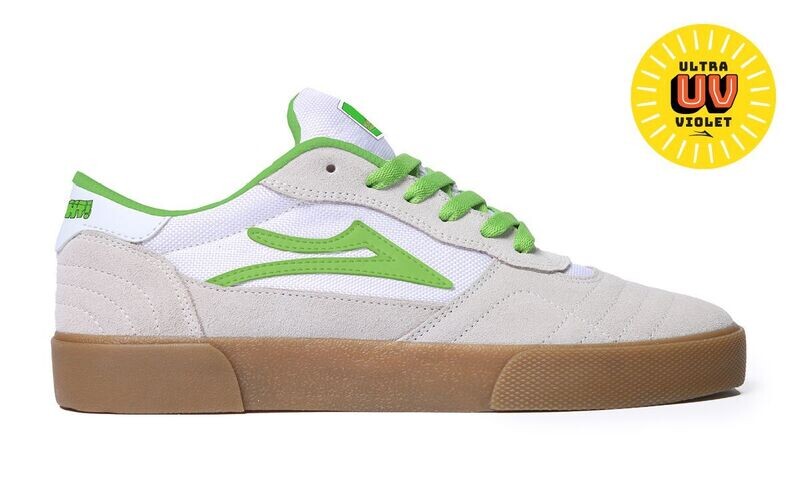 Lakai Yeah Right Cambridge - White / UV Green Suede