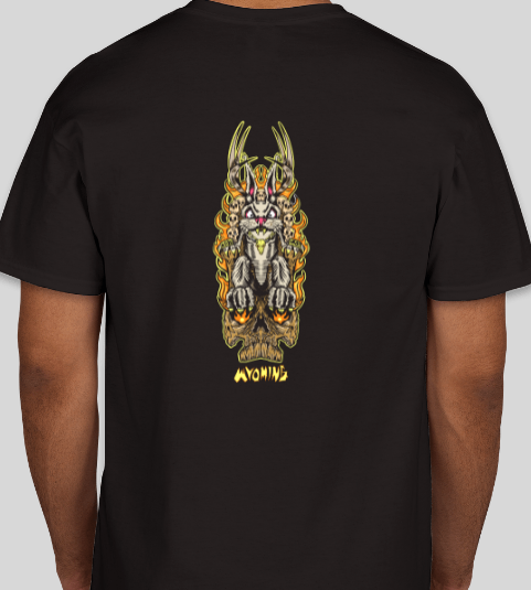 Last Stand Skates Jackalope Black T-Shirt