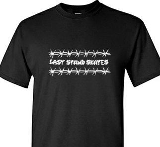 Last Stand Skates Jackalope Black T-Shirt