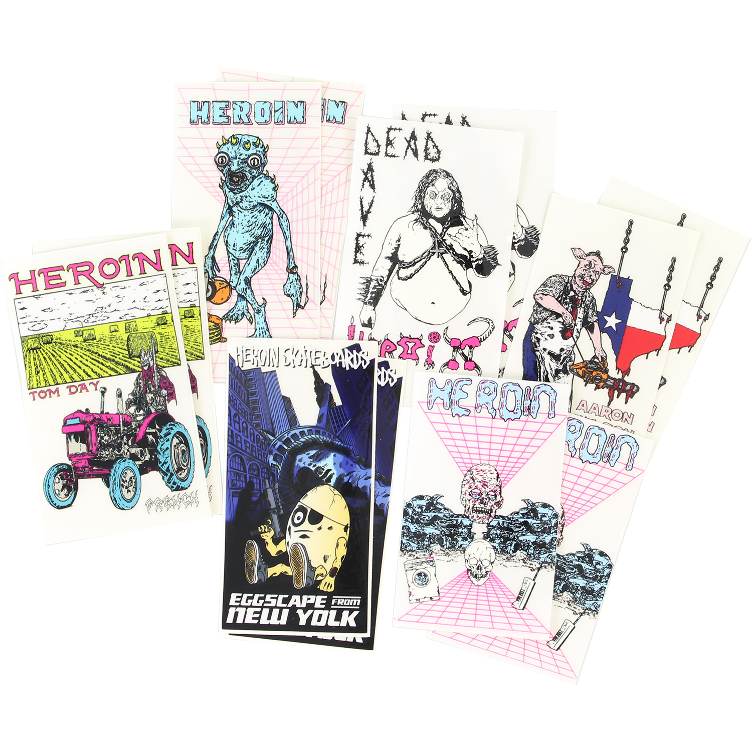 Heroin Stickers Fall 2022, Choose your Sticker: Imp