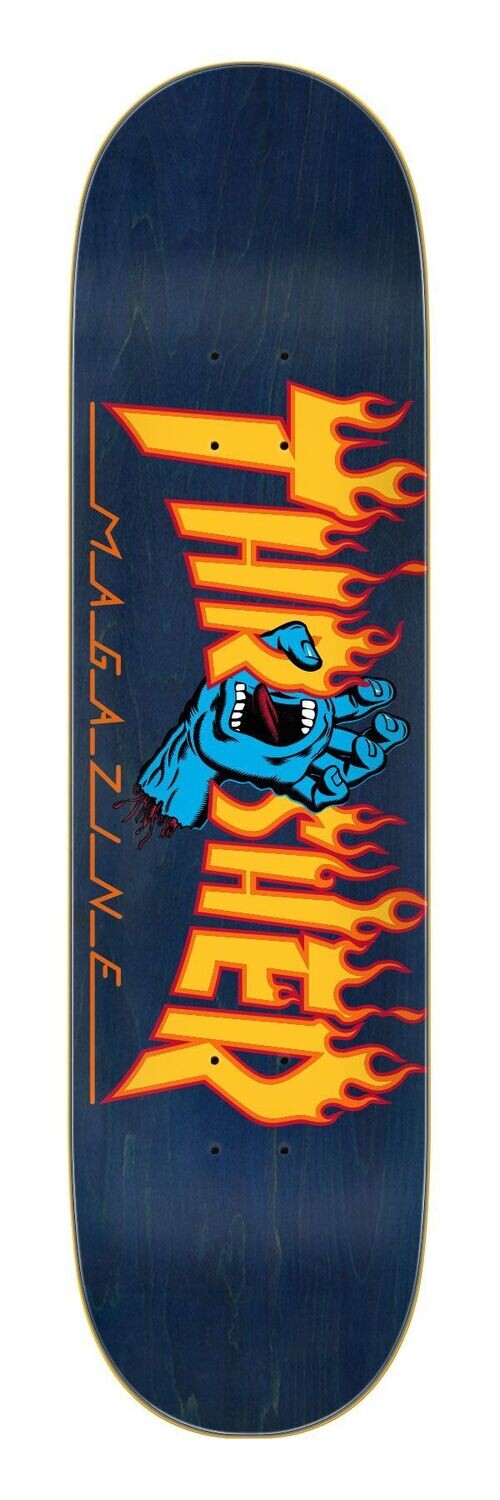 Santa Cruz X Thrasher Screaming Flame Logo Deck, Size: 8.25