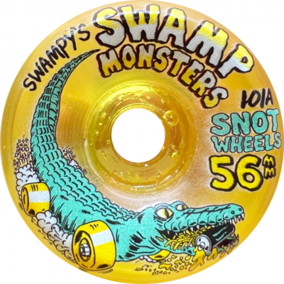 Snot Wheel Co. Swampy's Swamp Monsters 56mm 101a Clear Yellow