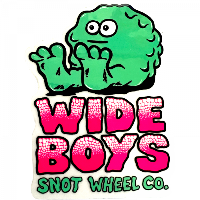 Snot Wide Boys Sticker - Pink