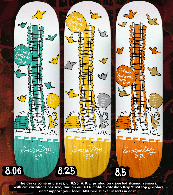 DLX Skateshop Day ShopKeepers Deck 2024