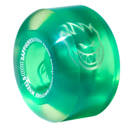 Spitfire Sapphire Wheels Green 53mm