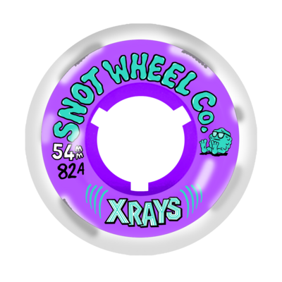Snot Wheel Co. X Rays 54MM 85A Purple Core