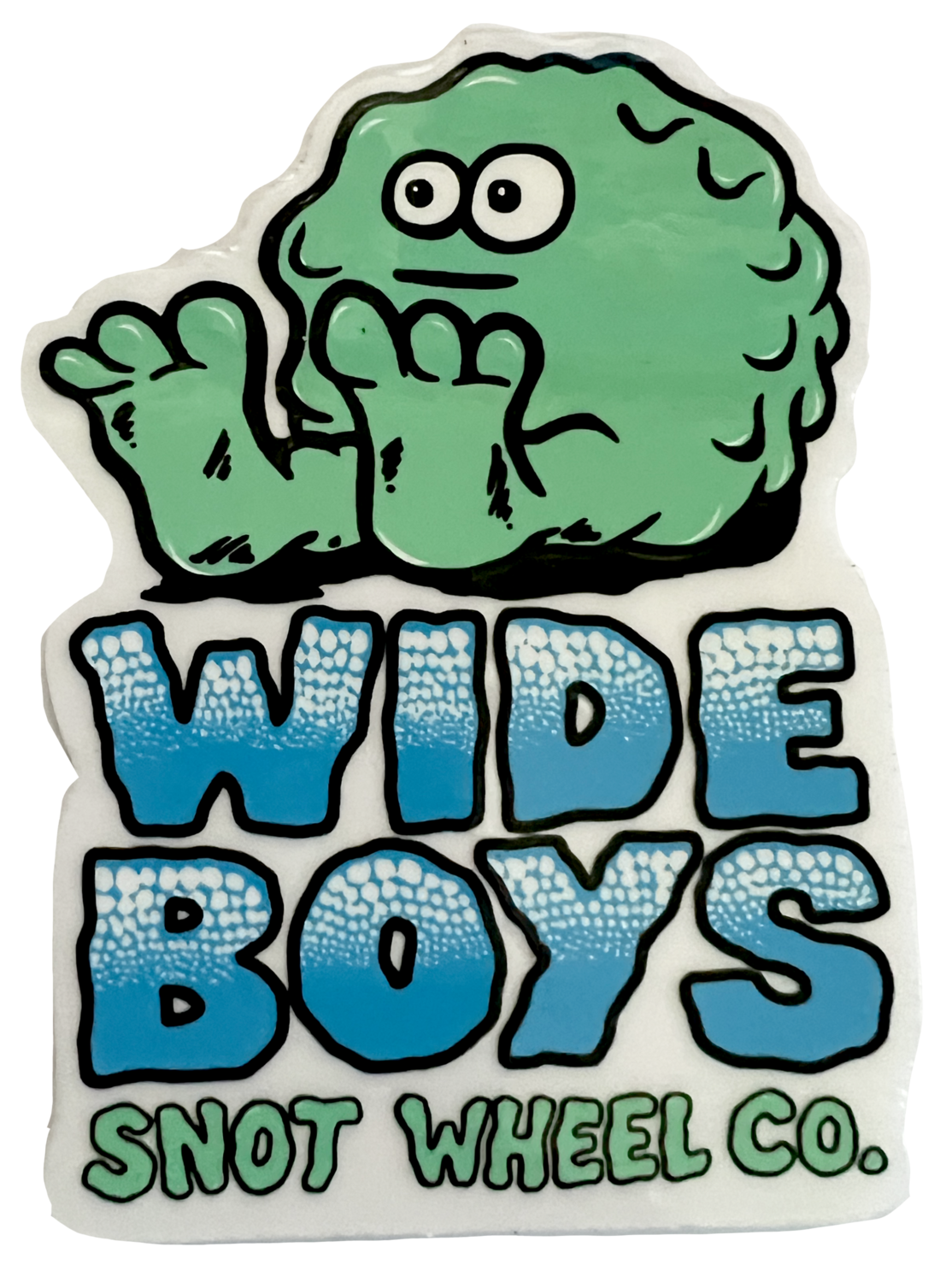 Snot Wide Boys Sticker - Blue
