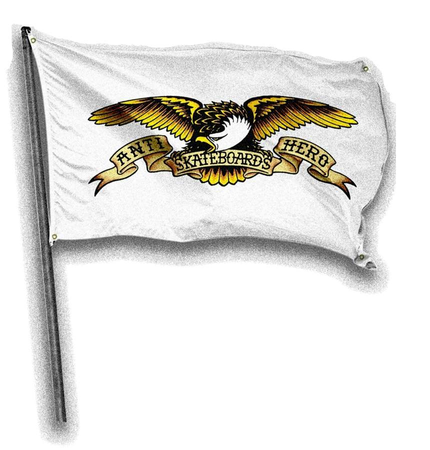 Antihero Eagle White Banner