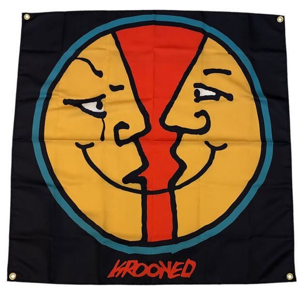 Krooked Moonface Lavender Banner