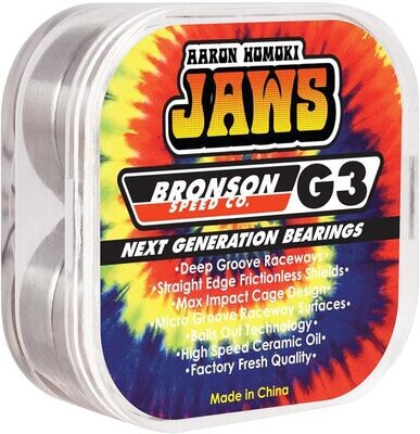 Bronson G3 Aaron JAWS Homoki Skateboard Bearings