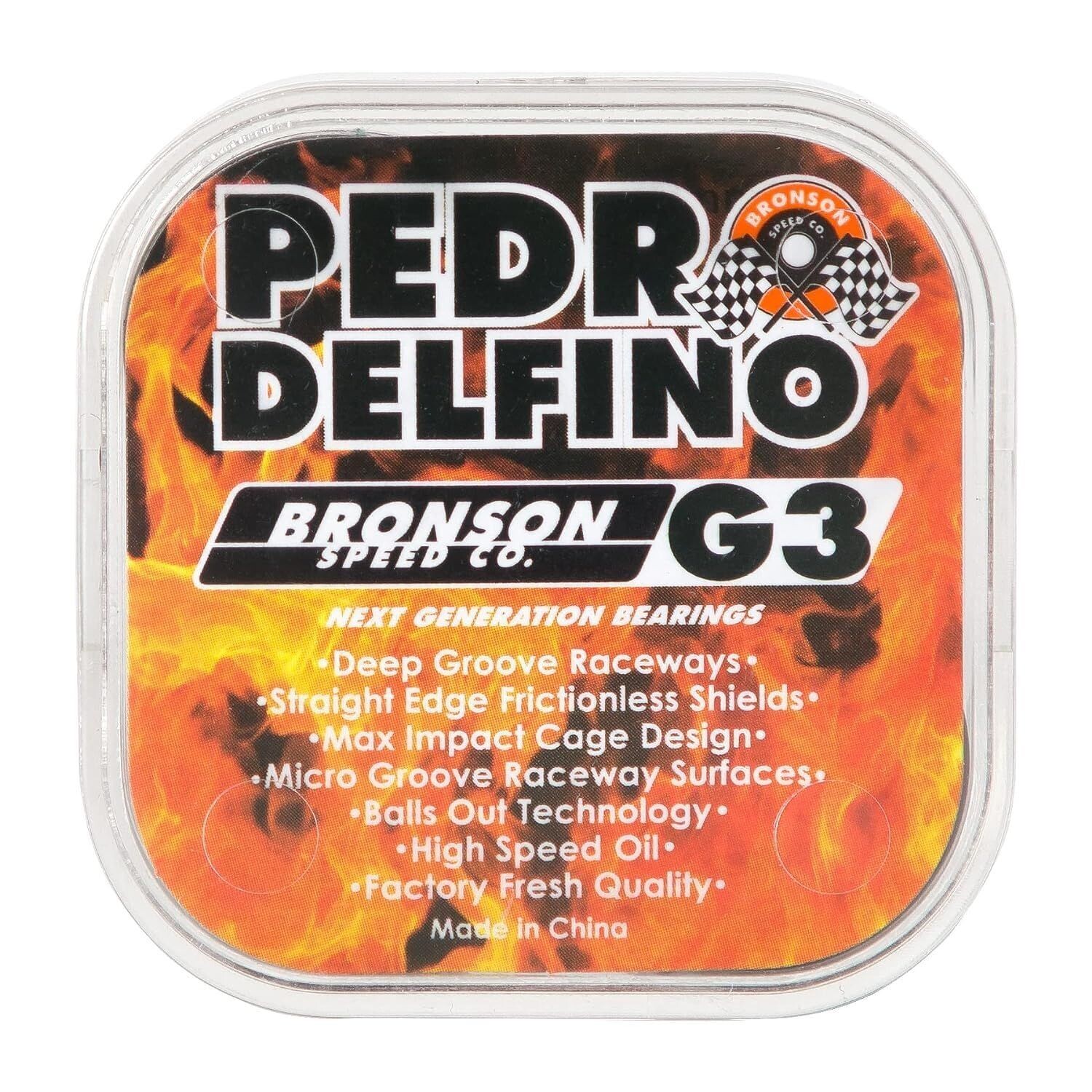 Bronson G3 Pedro Delfino Pro Bearings