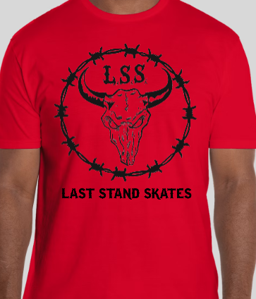 Last Stand Skates Shop Shirt - Red