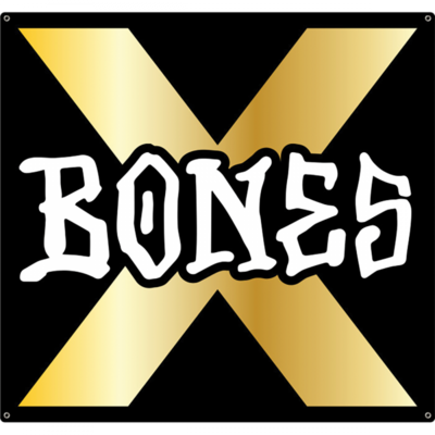 Bones Wheels X Logo Banner