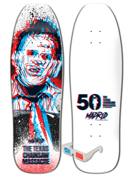 Madrid Texas Chainsaw Massacre 9.5" Headcheese 3D Shaped Deck