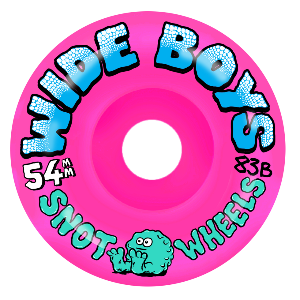 Snot Wheel Co. Wide Boys 54mm 83B Pink