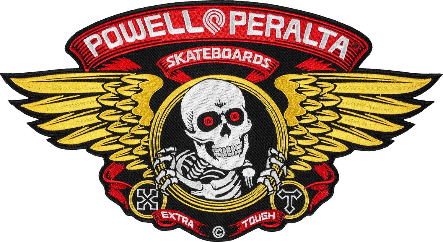Powell Peralta Winged Ripper Patch Large 12"
