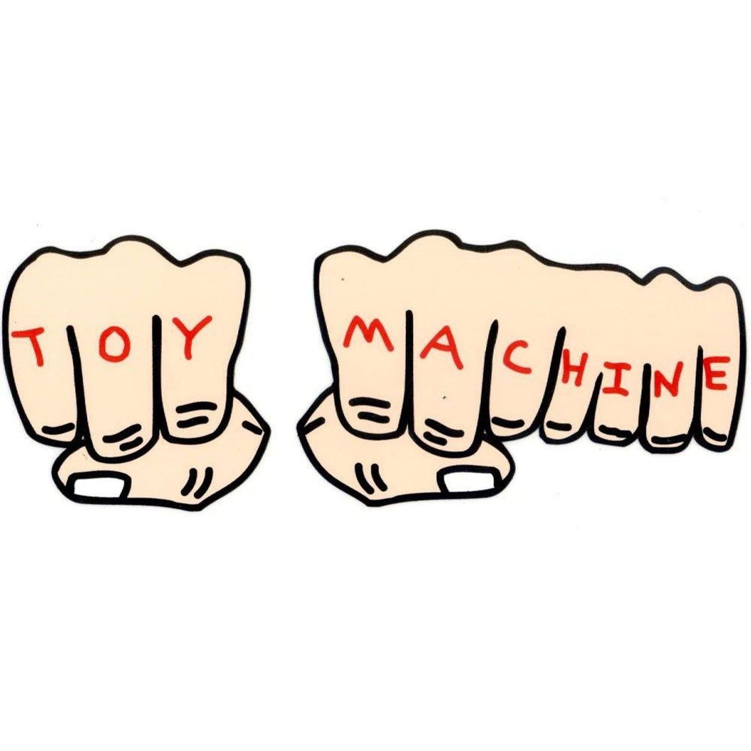 Toy Machine Fists Sticker 6"
