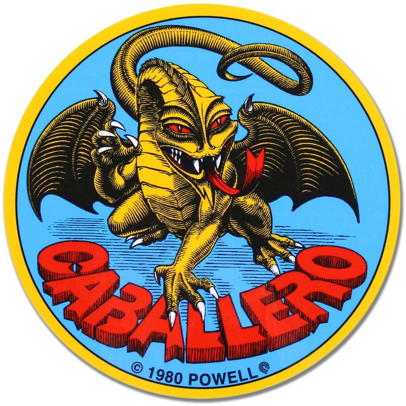 Powell Peralta Caballero Dragon Sticker 3.5"