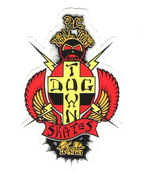 Dogtown OG PC Tail Tap Sticker