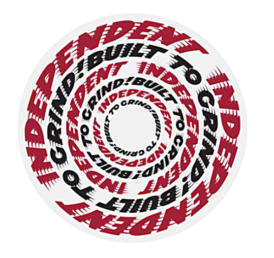 Independent Built to Grind Speed Ring Sticker4"