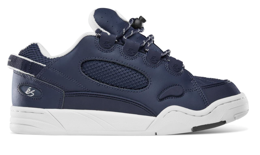 eS The Muska Shoes - Navy/White