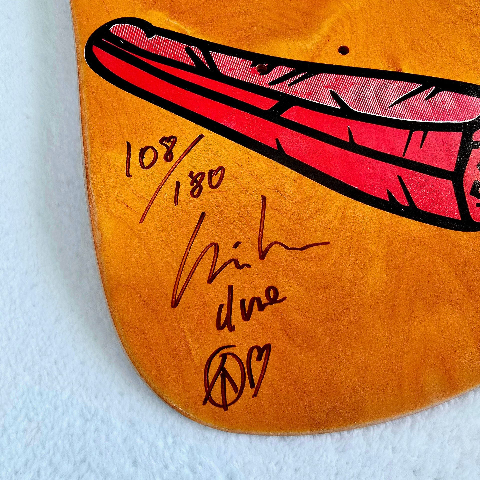 Dune III Prime Chris Pastras signed Skateboard Deck #108
