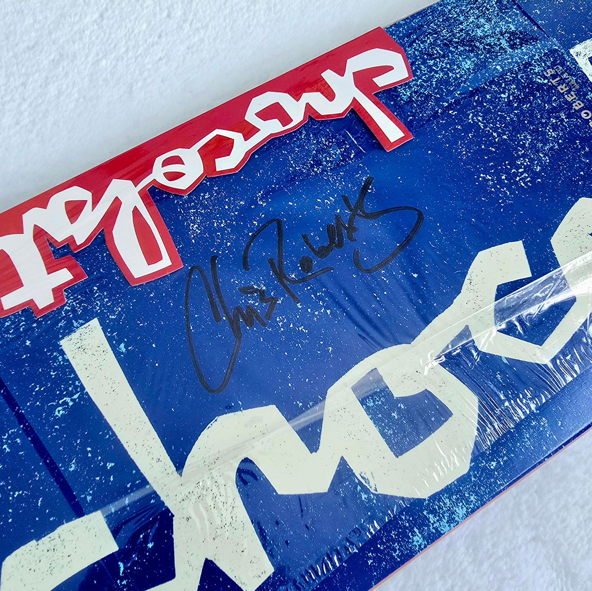 Chris Roberts Signed Chocolate Chunk Deck Nine Club  7.75