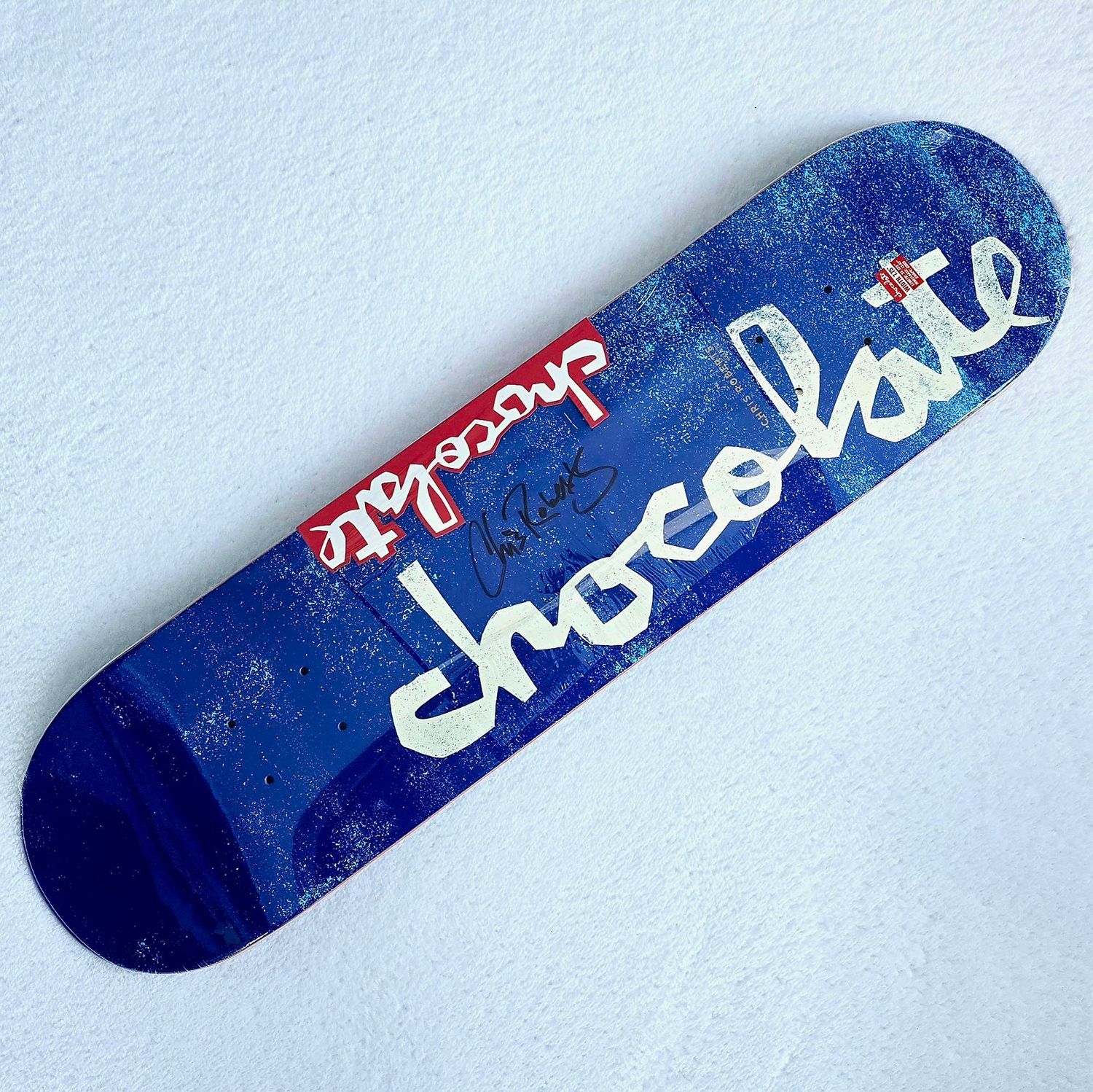 Chris Roberts Signed Chocolate Chunk Deck Nine Club  7.75"